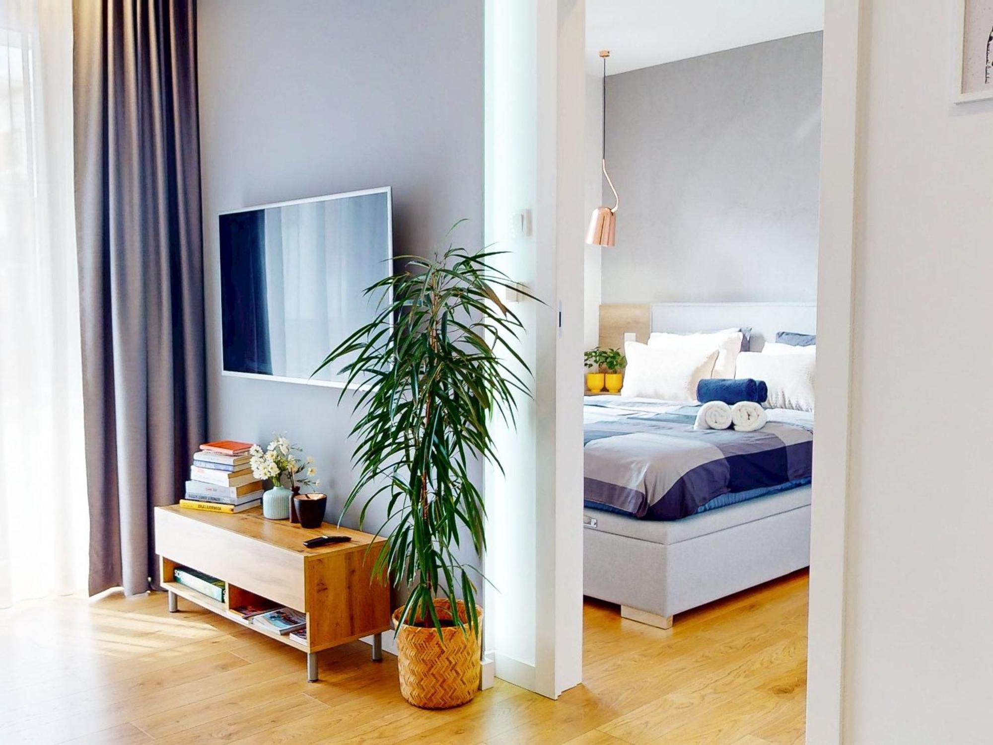 Apartament Green Z Garazem Podziemnym Varsavia Esterno foto